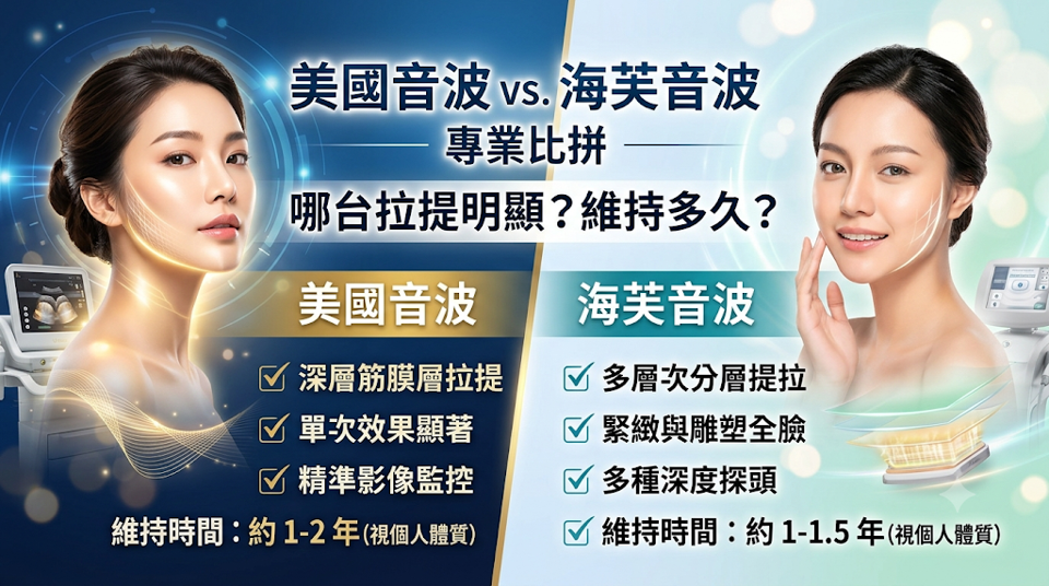 美國音波、海芙音波哪台拉提明顯?