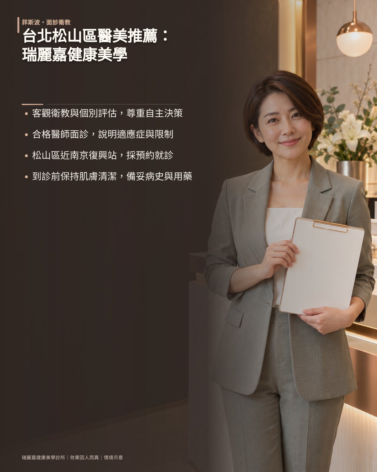 台北松山區醫美推薦：瑞麗嘉健康美學